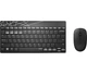 Комплект (клавіатура + мишка) Rapoo 8000M Wireless Black - изображение 1