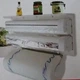 Кухонный диспенсер органайзер для кухни Kitchen Roll Triple Paper Dispenser держатель полотенец пищевой пленки и фольги Happy Home ART 6888 - изображение 10