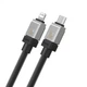 Кабель для швидкого заряджання телефону Baseus CoolPlay Series Type-C to Lightning 20W 2m Cable Black - зображення 4