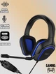 Проводные игровые наушники с микрофоном IPEGA 006- 3.5mm jack с шумоподавлением Black-Blue - изображение 1
