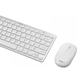 Беспроводная клавиатура с мышкой HOCO DI05 ABS пластик USB, Plug and Play Белая - изображение 2