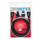 HDMI-HDMI кабель довжиною 1,5 метра з увімкненими перехідниками miniHDMI та microHDMI, упакований на блістері. - зображення 2
