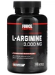 Аминокислота L-Аргинин с селенметионином и BioPerine, 600 мг 150 капсул Force Factor L-Arginine FOA-01525 - изображение 1