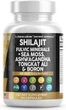 Премиальная добавка для поддержки надпочечников и иммунитета Clean Nutraceuticals Shilajit Pure Himalayan 10,000mg Supplement w Sea Moss 6000mg Ashwagandha 6000 Tongkat Ali Boron Magnesium 90 капсул - зображення 1