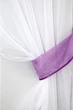 Кухонний комплект VR-Textil № 00к шторки з ламбрекеном білий з бузковим 200х170 см (59-778) - зображення 3