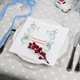 Новогодние салфетки бумажные - eko-kraft 40*40 см Набор 100 шт - Праздничная Детская Рождественская салфетка "Снеговик" для сервировки - изображение 4