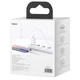 Мережевий зарядний пристрій Baseus Quick Charger адаптер Type-C з швидкою зарядкою, 20W, Білий - зображення 10