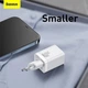 Сетевое зарядное устройство Baseus двойной адаптер USB Type-C QC3.0 PD3.0 с быстрой зарядкой, 30W - изображение 9