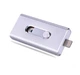 Usb flash 64 Gb, USB 3.0/Lightning for Apple silver - изображение 1