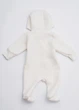 Дитячий теплий ромпер на замку Молочний 56-62 Р05 - зображення 6