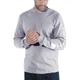 Футболка с длинным рукавом Carhartt Sleeve Logo T-Shirt L/S - EK231 (Heather Grey, S) - изображение 3