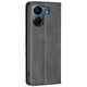 Чехол-книжка с кармашками UniCase Geometric Pattern для Xiaomi Redmi 13C / Poco C65 - Black - изображение 3