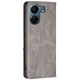 Чохол-книжка з кишеньками UniCase Geometric Pattern для Xiaomi Redmi 13C / Poco C65 - Grey - зображення 3