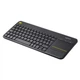 Клавіатура Logitech k400 Plus Touch Wireless ua Black (920-007145) - зображення 3