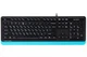 Клавиатура A4Tech fk10 Black/Blue usb - изображение 1