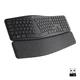 Клавиатура Logitech ergo k860 Bluetooth/Wireless ua Black (920-010108) - изображение 1
