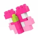 Конструктор Mega Bloks розовый в мешке 80 деталей (dch62) - изображение 7