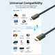 Кабель Vention micro HDMI-D-HDMI-A, 3 m, v2.0, 4K 60Hz (AGIBI) - зображення 4