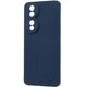 Силиконовый (TPU) чехол Deexe Matte Case для Honor 90 - Navy Blue - изображение 3