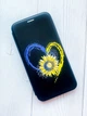 Чохол-книжка з малюнком для iPhone 11 Чорний :: Серце з соняхом. Україна (принт 260) - зображення 3