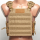 Плитоноска тактична PLASTOON PLATE CARRIER STC, COYOTE - зображення 1