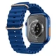 Смарт-часи XO M8 Pro бездротовий charging smart sports watch 1.96'49mm BT Call, Track, HeartRate, IP68 Синій - зображення 5