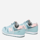 Buty sportowe dziecięce dla dziewczynki New Balance 373 YC373JP2 39 Turkusowe (196307150682) - obraz 5