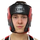 Шолом боксерський відкритий PVC TOP KING TPK012 Колір: Червоний розмір: S - изображение 5