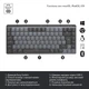 Клавиатура беспроводная Logitech MX Mechanical Mini Minimalist Graphite (920-010780) - изображение 8