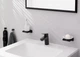 Смеситель для раковины 70 Hansgrohe Logis (цвет - чёрный матовый), с донным клапаном 71070670 - изображение 2