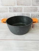 Каструля Bohmann BH-7350-24MRB з мармуровим антипригарним покриттям 24 см 3.9 л Чорний - зображення 4