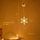 Светодиодная фигурка «Снежинка» на батарейках и присоске на окно или стену - изображение 8