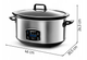 Мультиварка Yoer Slowy Clever-Cook SC6502S 6,5 л 320 Вт з керамічною чашею - зображення 12