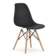 Крісло JUMI Scandinavian Design (пластик) Black - зображення 1
