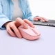 Мишка бездротова 3-режимна Baseus F01B Tri-Mode Wireless Mouse 800-1200-1200dpi рожева - изображение 8