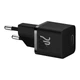 Блок блоку швидкої зарядки - адаптер живлення Baseus GaN5 Fast Charger (mini) OS 1 USB-C 20W чорний - зображення 4