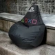 Крісло мішок Сірий груша Play Station (120х75) Плейстейшень - зображення 1