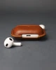 Шкіряний чохол MERE для Apple AirPods Pro 2 Коричневий - изображение 3