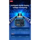FM модулятор XO BCC08 автомобільний зарядний пристрій MP3/PD/2USB/3,1A Чорни (XO-BCC08) - изображение 2