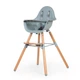 Стілець для годування Childhome Evolu 2 з бампером – natural/mint CHEVOCHMI - изображение 1