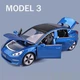 Машинка інерційна Автосвіт AP-1779 Tesla (масштаб 1:32) металева Синя - зображення 6