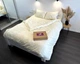 Постельное белье LARA сатин-страйп LUX beige d13176е180 с простынью на резинке 180х200х25 евро - изображение 5