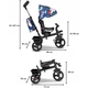 Дитячий велосипед Lionelo Haari Blue Navy (LO-HAARI BLUE NAVY) - зображення 6