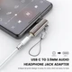 Адаптер MOSWAG USB Type C на 3.5мм broun - изображение 3