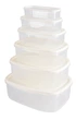 Набір контейнерів Violet House 0496 LIGHT CREAM 0.3/0.5/0.85/1.35/2/3.1 л (6931398) - изображение 4