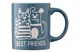 Чашка ARDESTO Best friends, 330 мл, синя, кераміка (AR3471BL) - зображення 4