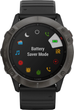 Смарт-часы Garmin Fenix 6 Sapphire Сarbon Grey DLC with Black Band (010-02158-10/11) - изображение 3