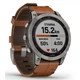 Смарт-годинник Garmin Fenix 7 Sapphire Solar Titanium with Chestnut Leather Band (010-02540-31) - зображення 3