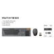 Беспроводная Клавиатура и Мышь Fantech Go WK895 EN/UKR для ПК, Ноутбука, ТВ, 1600 DPI, Bluetooth+2.4 Гц USB Cерый - изображение 3