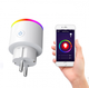 Розумна розетка smart LED з підсвіткою, Wi-Fi керуванням Tuya Smart, з моніторингом споживання електрики - зображення 2